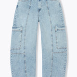 Women's balloon cargo jeans