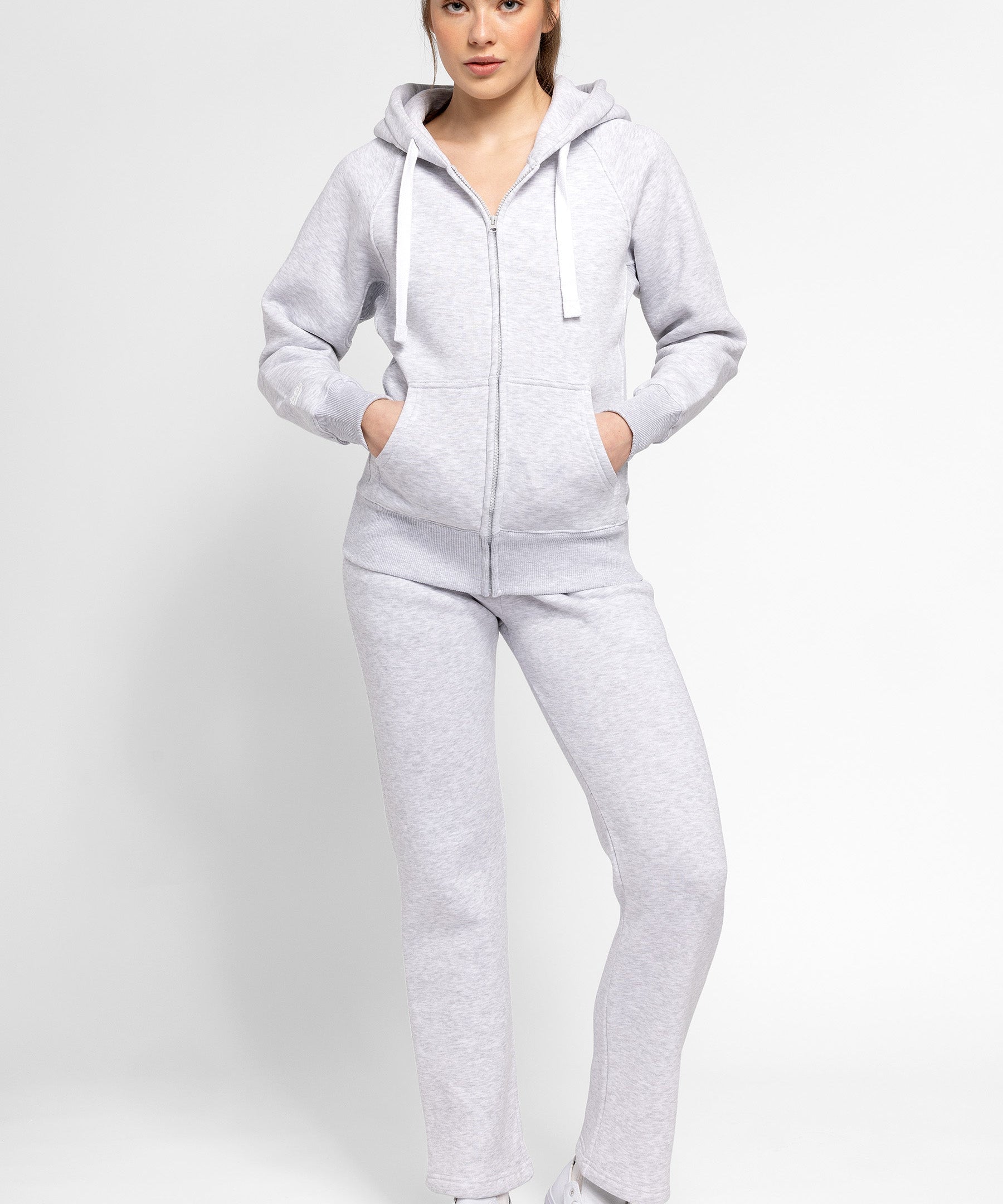 Hoodzip Unisex Original Light Grey