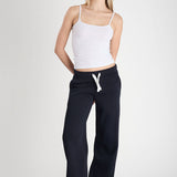 Sweatpants Girl Straight Wide Navy