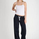Sweatpants Girl Straight Wide Navy