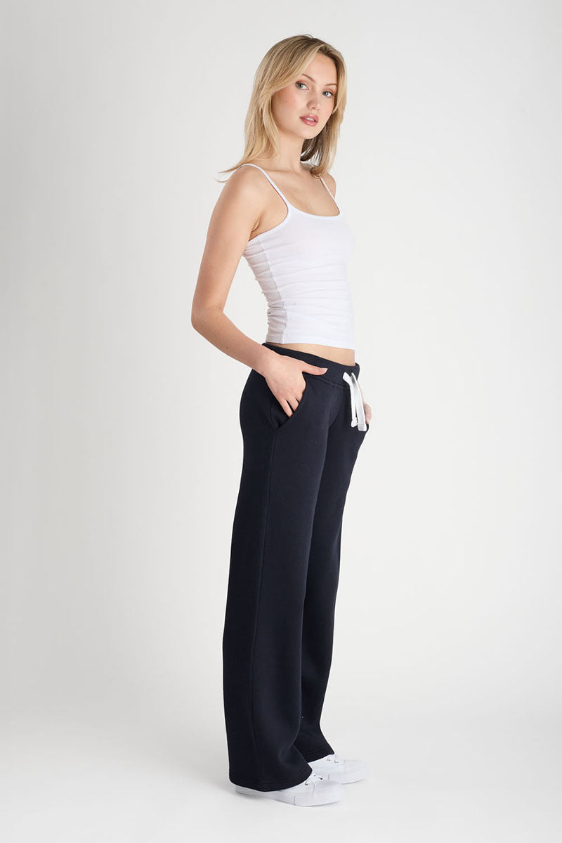 Sweatpants Girl Straight Wide Navy