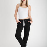 Sweatpant Girl Straight Leg Black