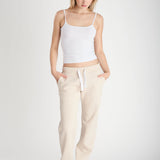 Sweatpant Girl Straight Leg Latte melange