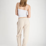 Sweatpant Girl Straight Leg Latte melange