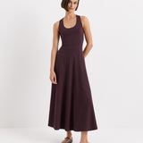 Open Back Maxi Dress